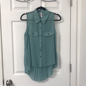 Teal Blue Women's Blouse